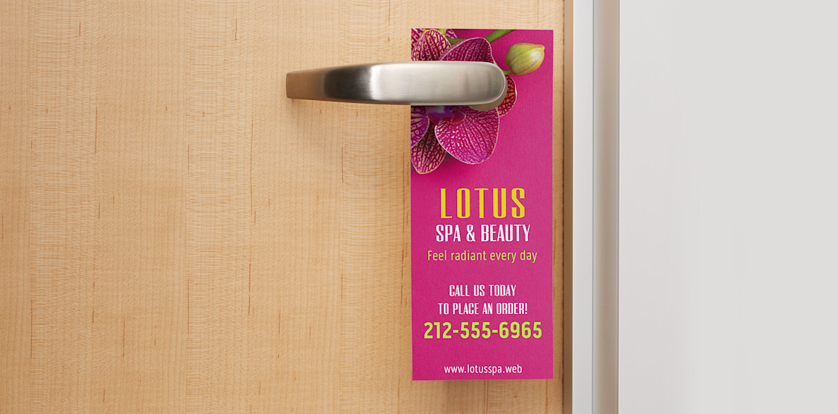 Door Hangers Door Hanger Design and Printing Vistaprint.in